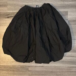 Elegant Black A-Line Women's Skirt